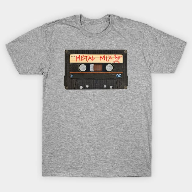 Vintage Metal Mix Tape T-Shirt by JP